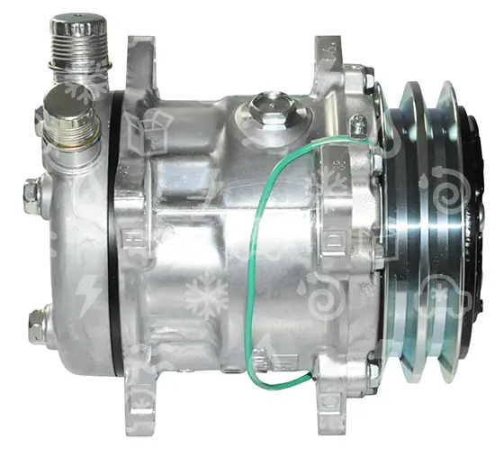 kompresor UNI SANDEN 5H09 model 5073, řemenice 125 mm - 2GA, 24V